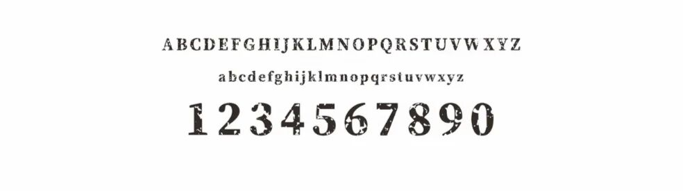 字母与数字样张