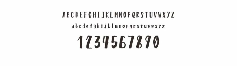 字母与数字样张