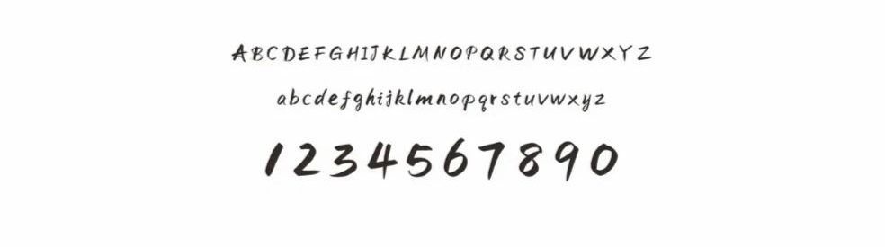 字母与数字样张