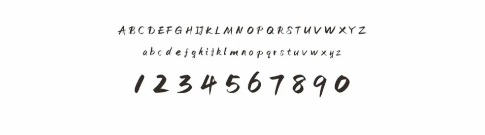 字母与数字样张